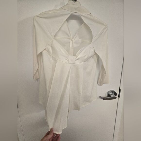 Anne Fontaine Open Back Blouse - Picture 14 of 14